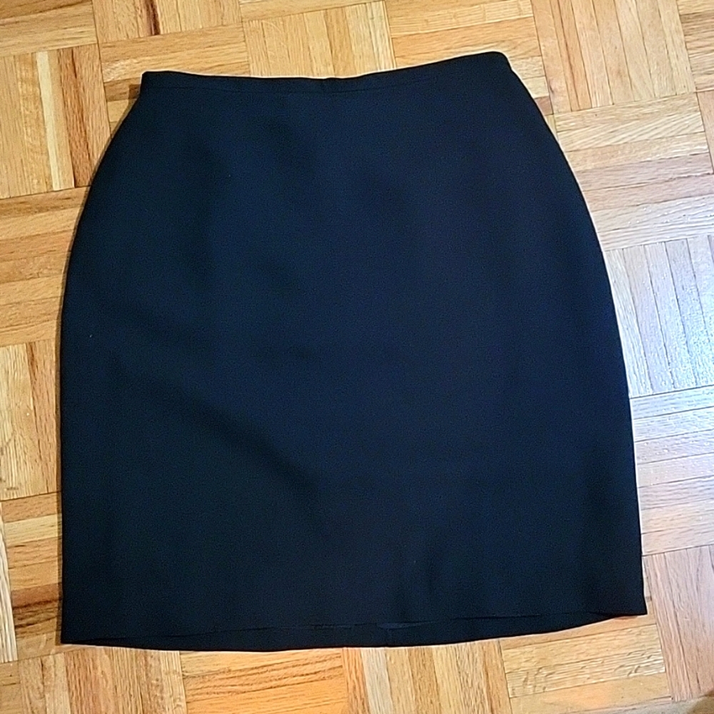 Uniform by John Paul Richard black, lined dress skirt.